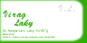 virag laky business card